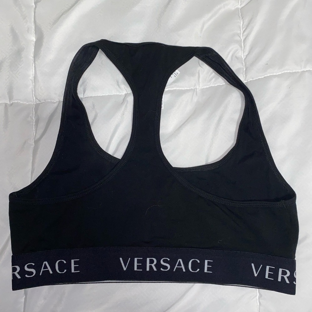 Versace Midnight Black Sports Bra - Picture 2 of 2